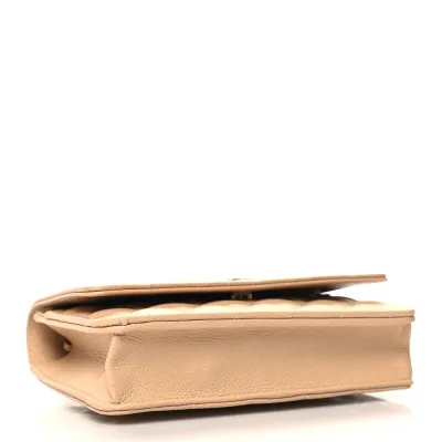 Chanel WOC Small Quilted Caviar Bag