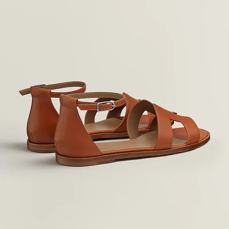 HERMES Santorini brown Sandal