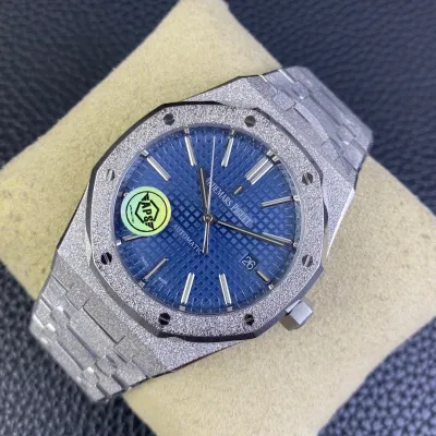 AUDEMARS PIGUET-ROYAL OAK-15410BC.GG.1224BC.01-Frosty Gold Blue Dial-41MM