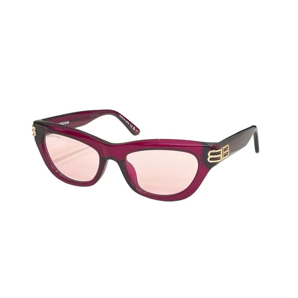 Balenciaga glasses tawny/grey/red purple/black/black gold/leopard/transparent tawny/purple/transparent grey color Size 54口19-140 - Image 3