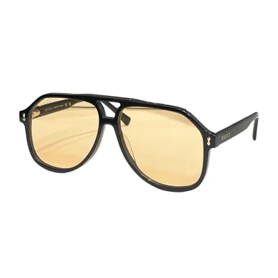 Gucci Aviator glasses leopard brown/leopard green/black/eggplant/leopard yellow/red/green/tawny Size 58口14-145