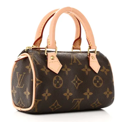 Louis Vuitton Mini Sac HL Speedy Monogram Canvas Brass Hardware