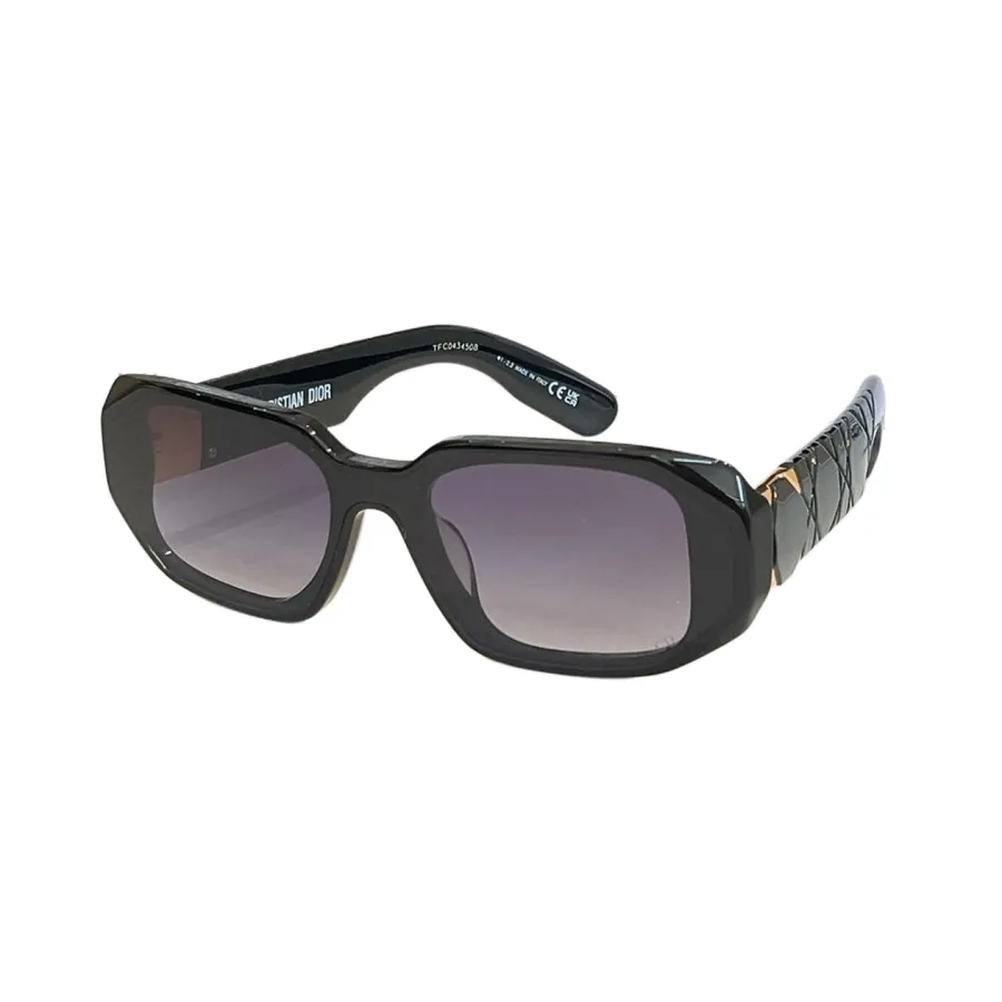DIOR wrap glasses black purple/black/black tawny/white/black orange color Size 50口21-140
