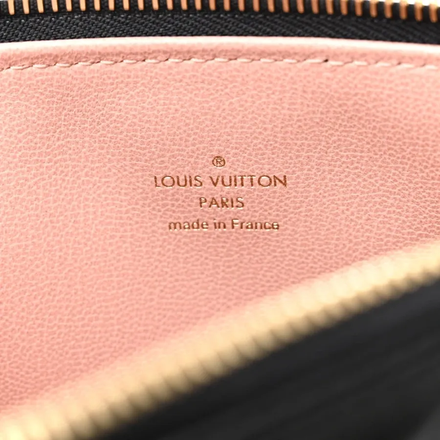 Louis Vuitton Coussin PM Black Embossed Monogram Lambskin Leather Gold Hardware