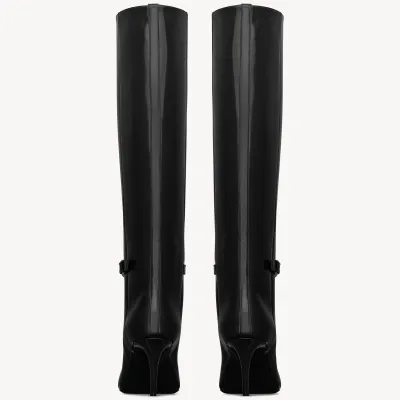 Yves Saint Laurent Mirror leather boots
