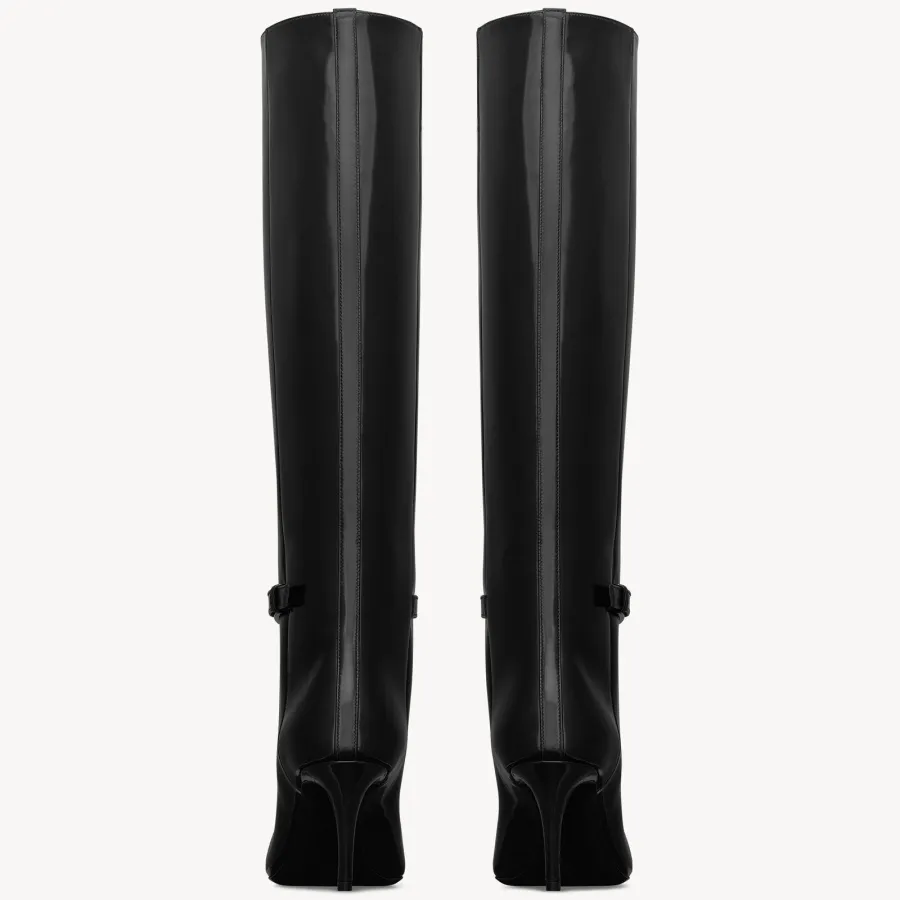 Yves Saint Laurent Mirror leather boots