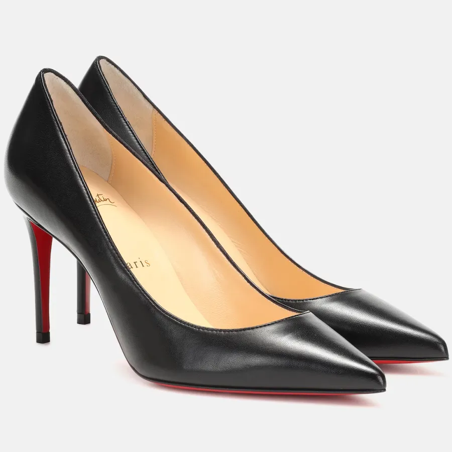 Christian Louboutin Black leather heels