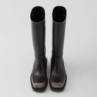 PRADA Leather long boots