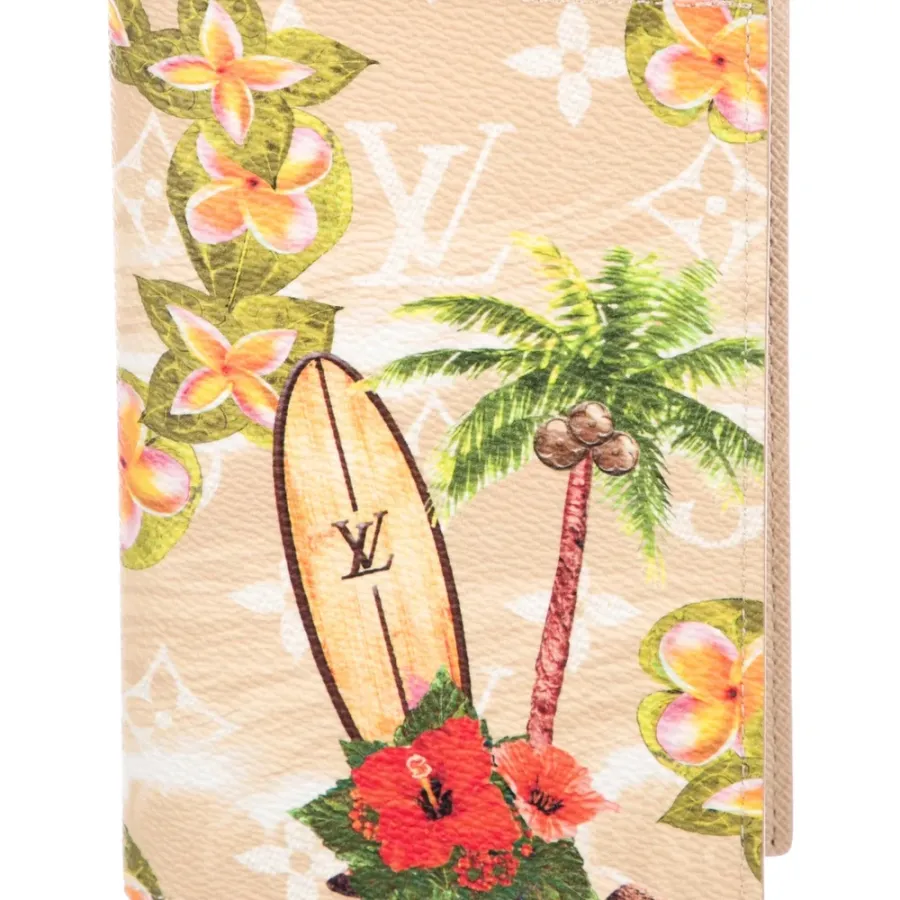 Louis Vuitton Medium Card Holder Neutrals Monogram Coated Canvas