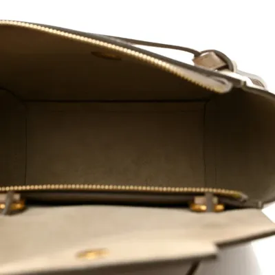 Celine Nano Belt Bag Light Taupe Grained Calfskin Leather Gold Hardware