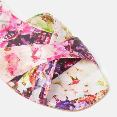 Christian Louboutin Pink printed flat slippers