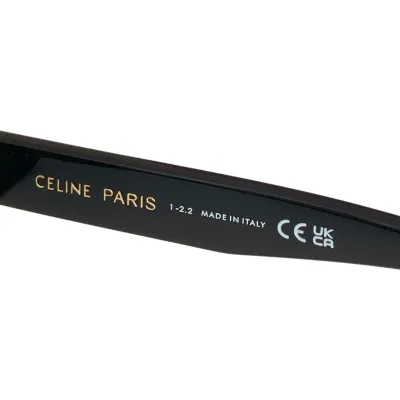 Celine Oval glasses black/red/leopard/white color Size 54口18-145