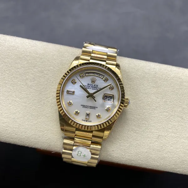 ROLEX-DAY DATE-REF.M128238-36MM(With Diamond ) - Image 5