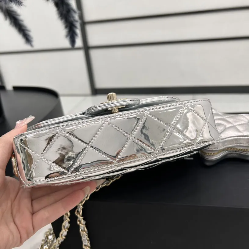 Chanel Silver / Gold / Black Crossbody Bags