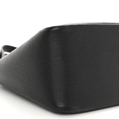 Prada Medium Dynamique Tote Black Vitello Daino Leather