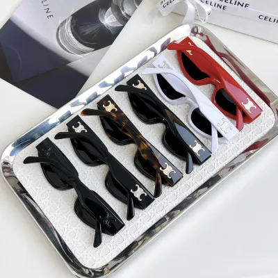 Celine glasses red/white/leopard/black gold/black silver/black color Size 54-19-135