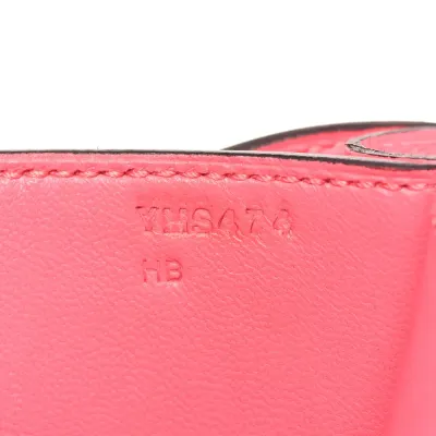 Hermès Constance 18 Rose Azalée Evercolor Leather Palladium Hardware