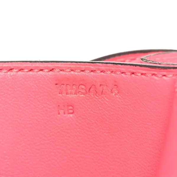 Hermès Constance 18 Rose Azalée Evercolor Leather Palladium Hardware - Image 8