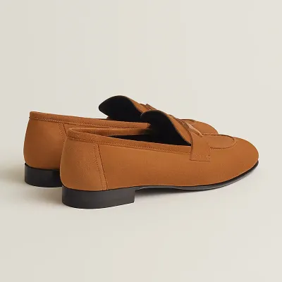 HERMES Paris Brown Loafers