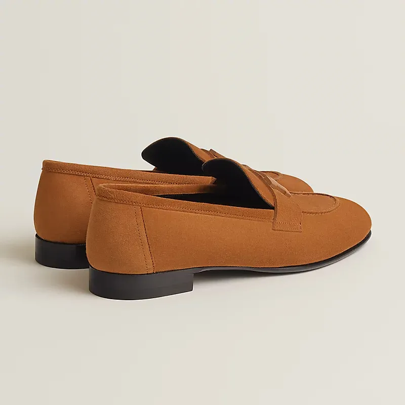 HERMES Paris Brown Loafers