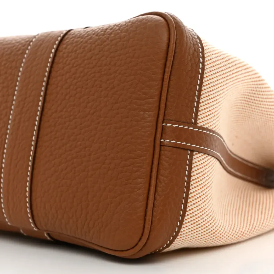 Hermès Garden Party 30 TPM Brown Toile & Negonda Leather