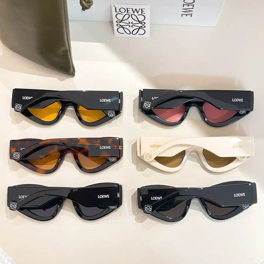 Loewe glasses black red/black/black brown/black yellow/ivory/leopard color Size 62口16-130