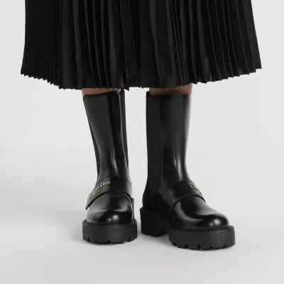 Dior black ankle boots