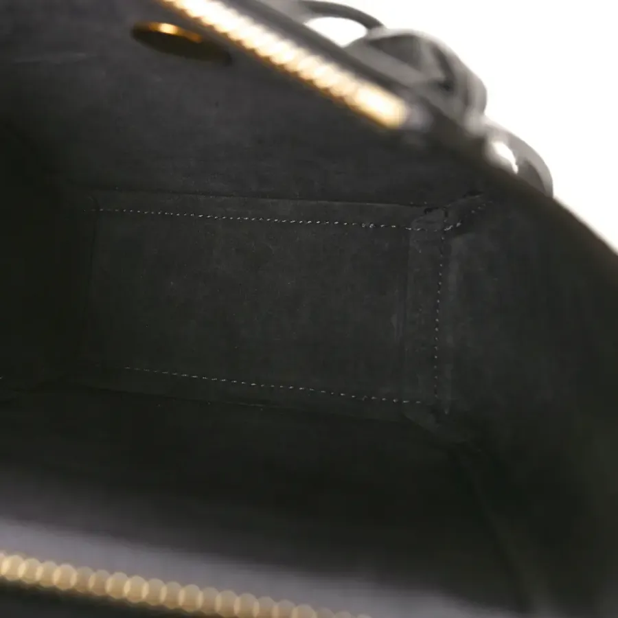 Celine Pico Belt Bag Grey Grained Calfskin Leather Gold Hardware