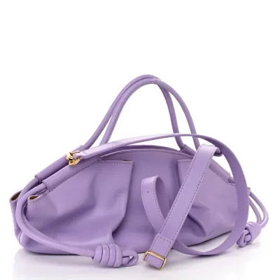 Loewe Paseo Bag Small Light Mauve Shiny Nappa Calfskin Leather Gold Hardware