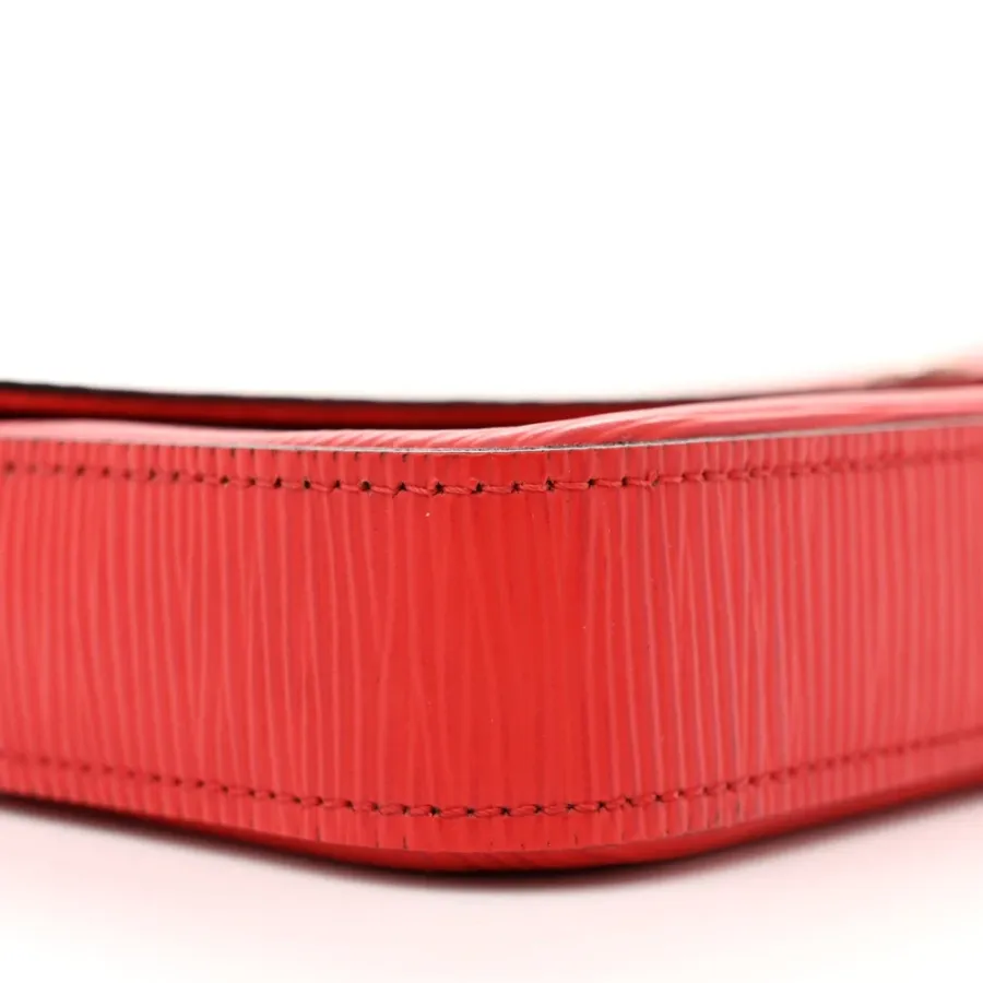 Louis Vuitton Pochette Felicie BB Coquelicot Epi Leather Silver Hardware