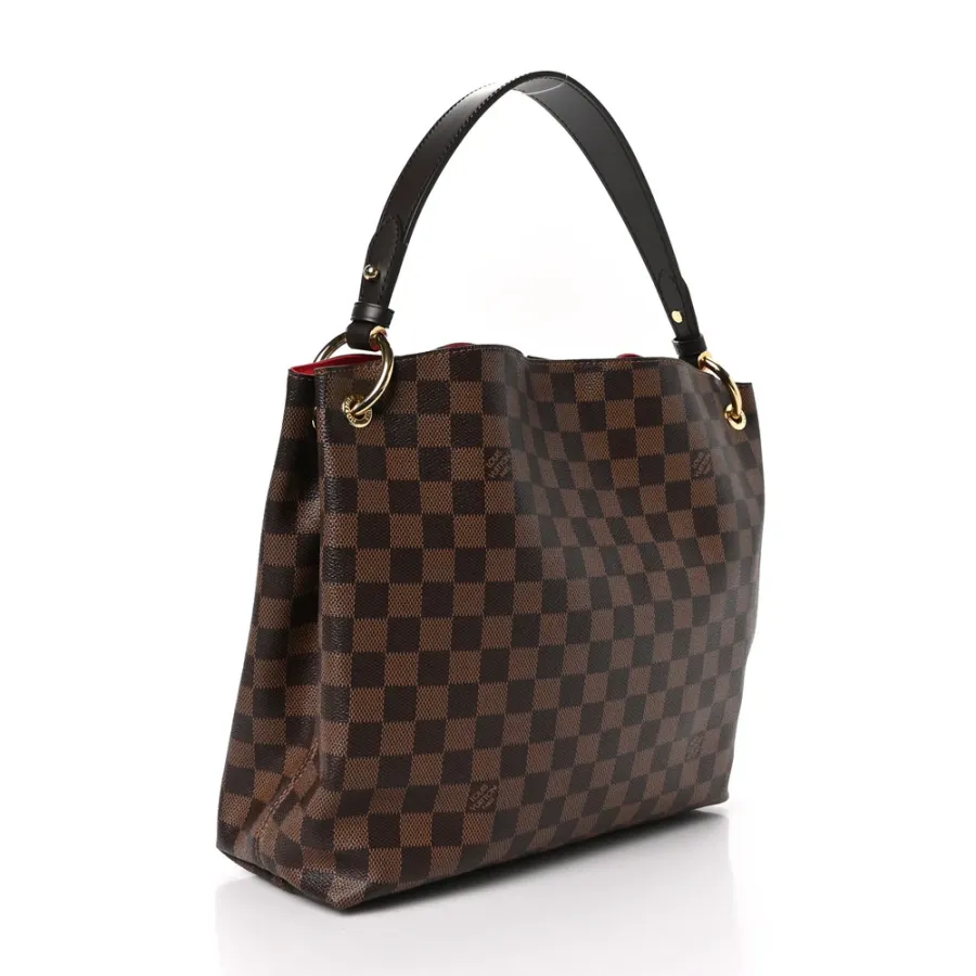 Louis Vuitton Graceful PM Damier Ebene Canvas Gold Hardware