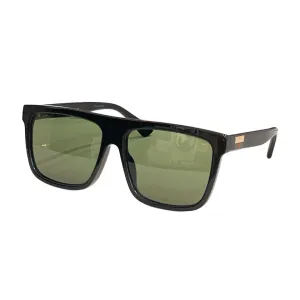 Gucci square frame glasses green/black/brown/leopard/grey color Size 59口17-145