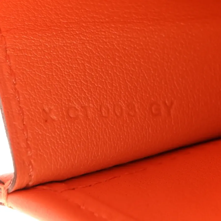 Hermès Jige Elan 29 Clutch Orange Swift Leather