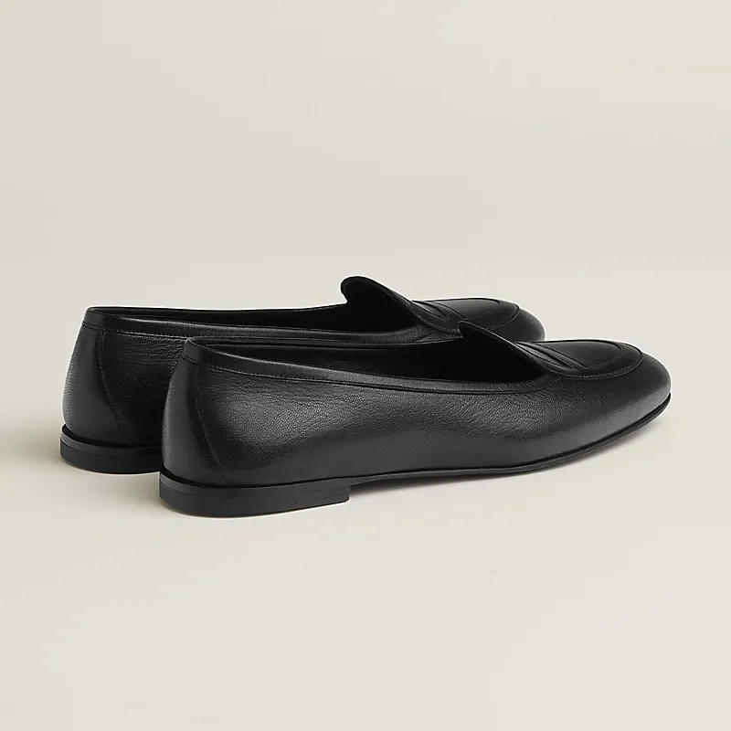 HERMES Julia Black Loafers