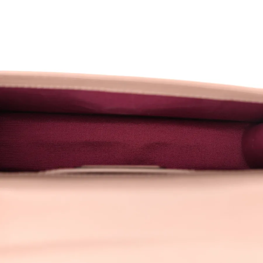 Bvlgari Mini Serpenti Forever Crossbody Bag Beige Calfskin Leather Gold Hardware