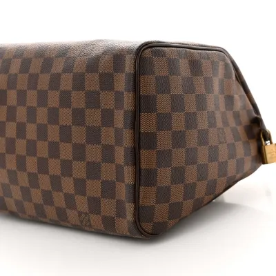 Louis Vuitton Speedy 30 Damier Ebene Canvas Gold Hardware