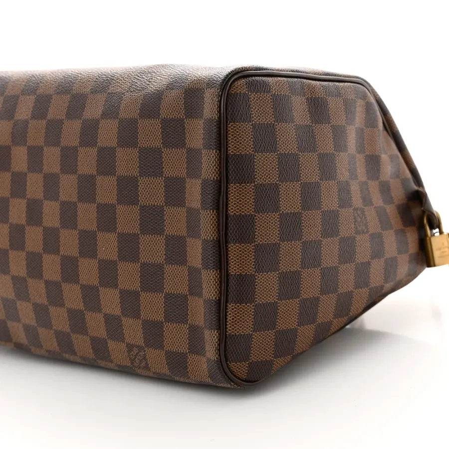 Louis Vuitton Speedy 30 Damier Ebene Canvas Gold Hardware