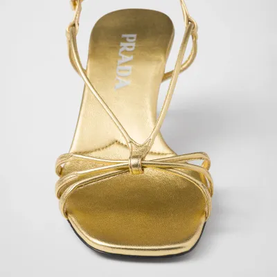 PRADA Nappa leather high-heeled sandals