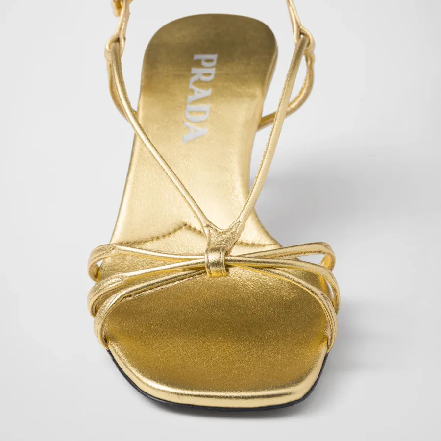 PRADA Nappa leather high-heeled sandals