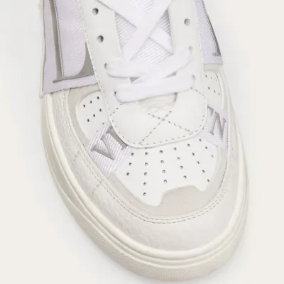 VALENTINO Lace-up calfskin sneakers for ladies