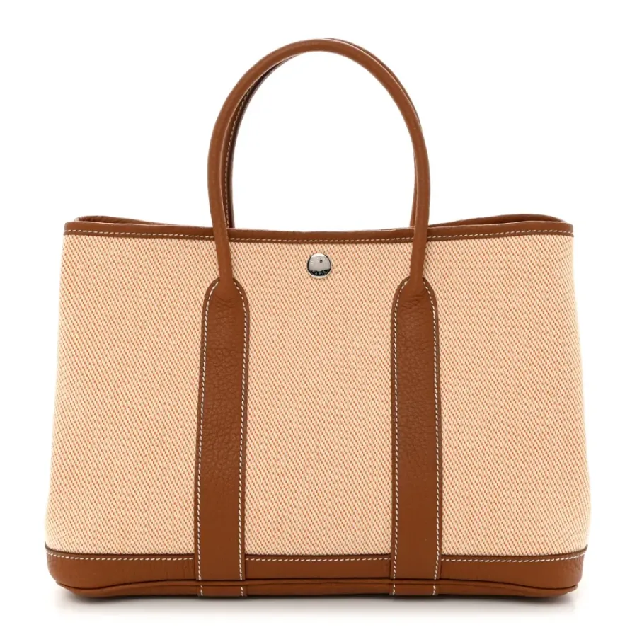 Hermès Garden Party 30 TPM Brown Toile & Negonda Leather
