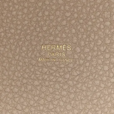 Hermès Picotin Lock 18 PM Béton Taurillon Clemence Leather Gold Hardware