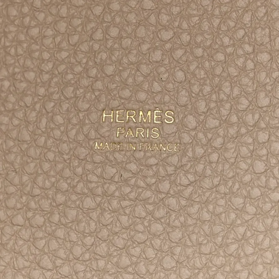 Hermès Picotin Lock 18 PM Béton Taurillon Clemence Leather Gold Hardware