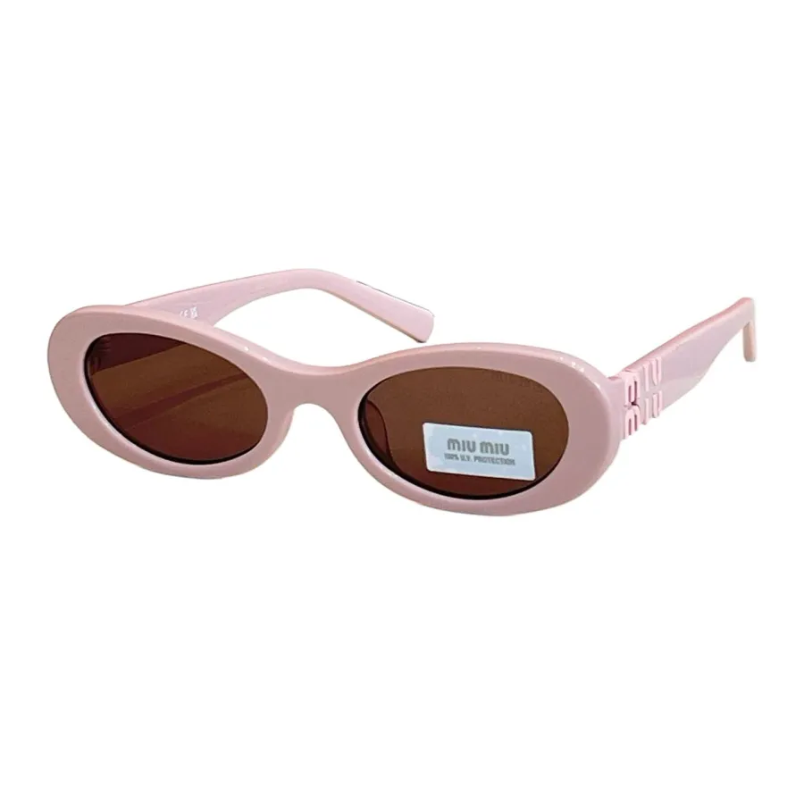 Miu Miu Oval glasses pink/black gold/leopard/ivory/tawny color Size 50口20-140
