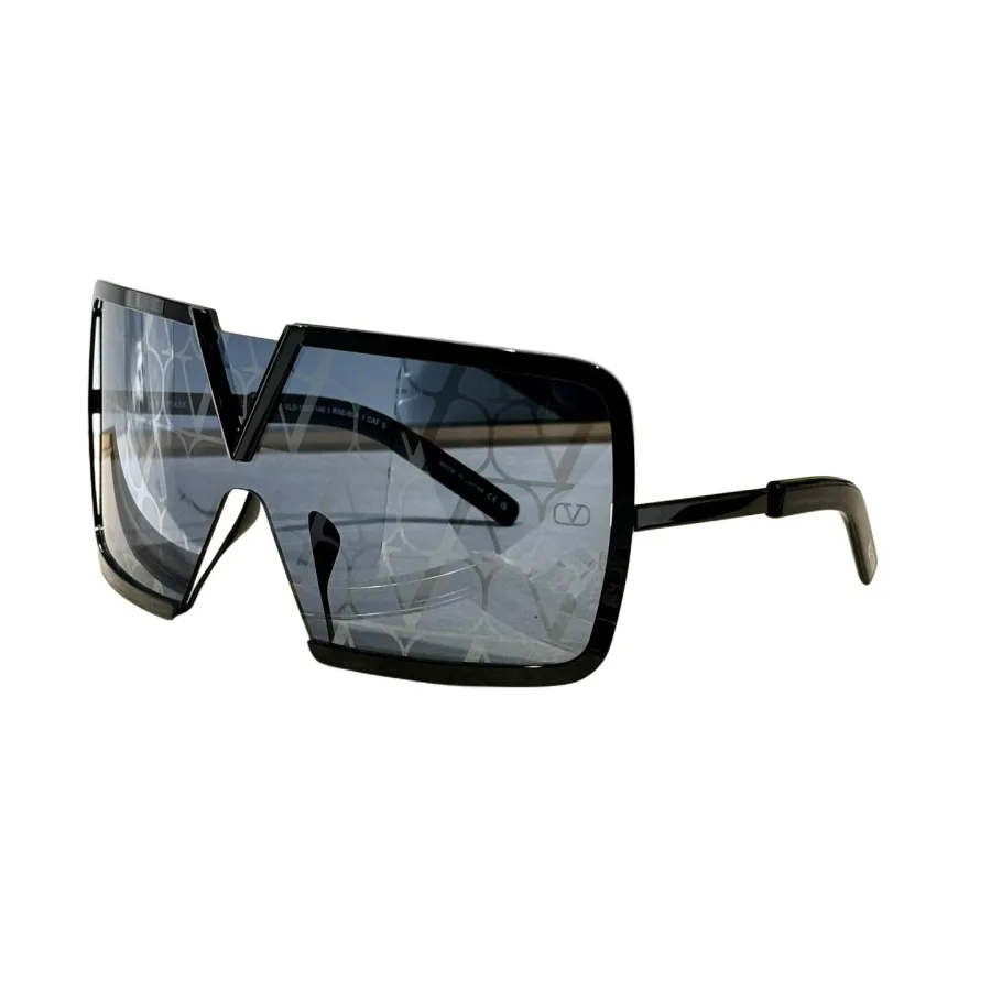 Valentino Mask glasses black gold/black silver/black/yellow gold color Size 146-0-118