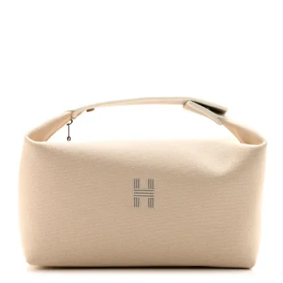 Hermès Bride-à-Brac Pouch Large Natural Canvas