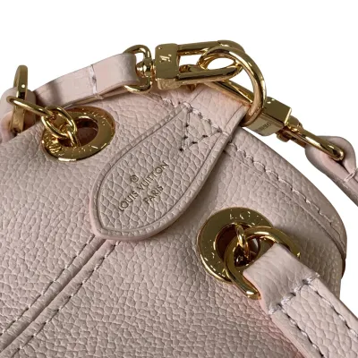 Louis Vuitton Bundle Bicolor Monogram Empreinte Cowhide Leather Tourtelle Pink/Grey Cream With Gold Hardware