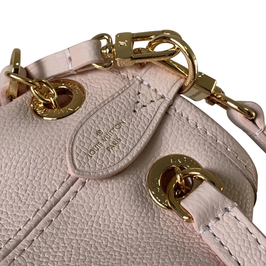 Louis Vuitton Bundle Bicolor Monogram Empreinte Cowhide Leather Tourtelle Pink/Grey Cream With Gold Hardware