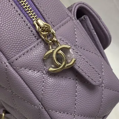 Chanel Purple / Pink / Green / White / Black Backpacks