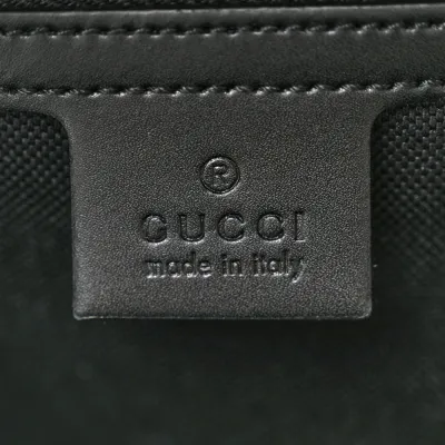 Gucci Large Carry-On Duffle Bag Black/Grey Soft GG Supreme Monogram Canvas & Appia Calfskin Leather
